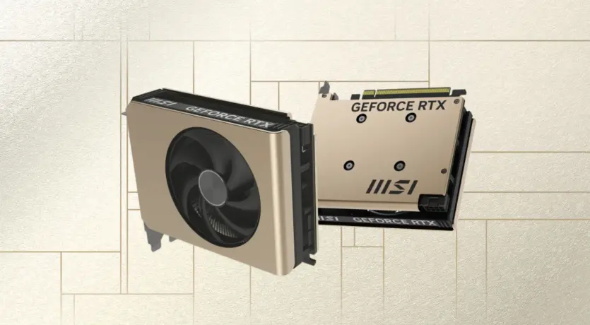 Суперкомпактна MSI RTX 5060 INSPIRE ITX має один кулер та вміщується на долоні